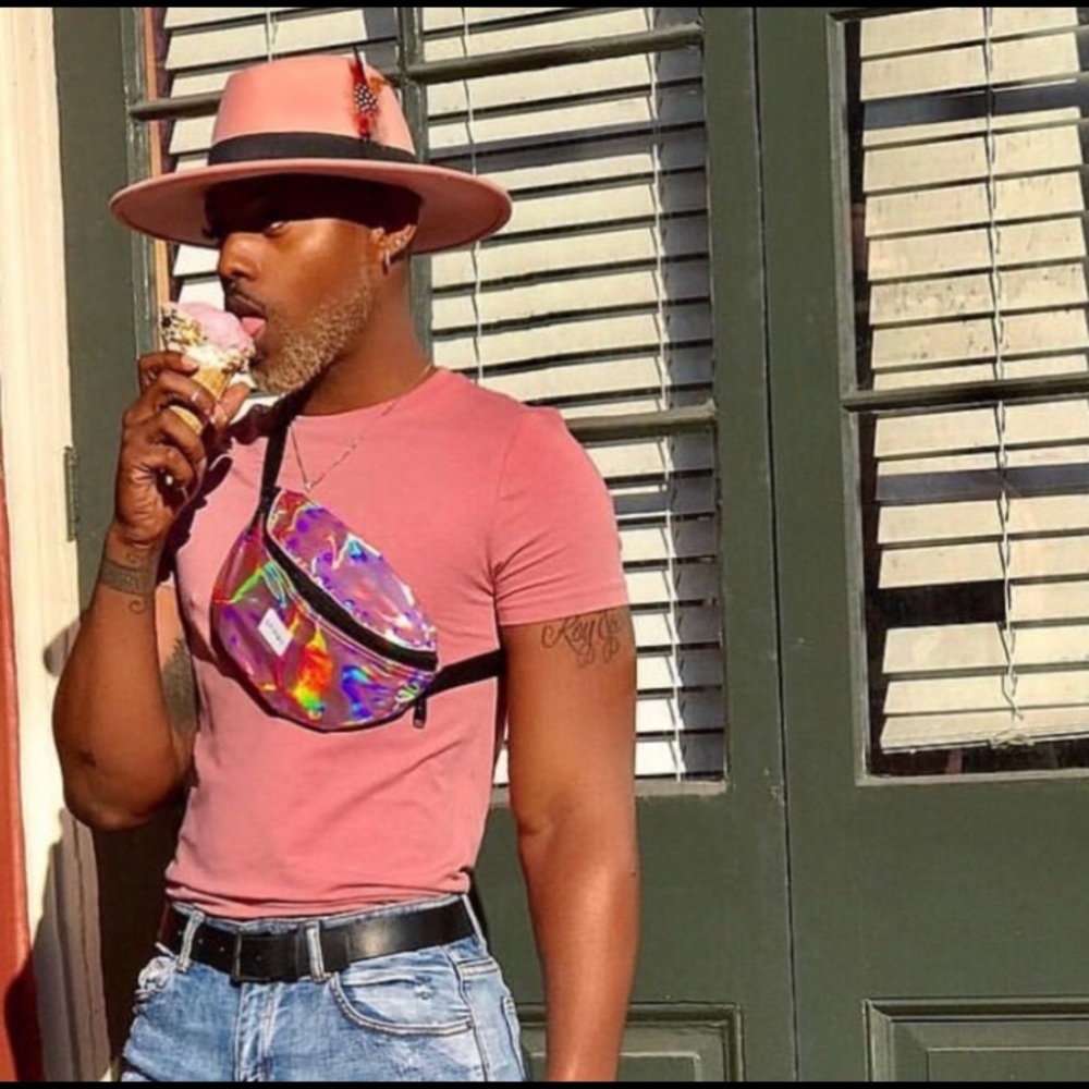 Wide brim pink Fedora - Picture 4 of 9